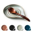 Spoon Rest Cormomu Large Ceramic Grey 12,7 x 15,5 cm Resistente ao calor