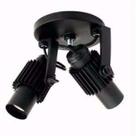 Spot 2 lampadas jr - preto