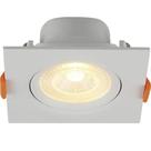 Spot Abs Quad. Emb. Movel Led 8w 6500k - BLUMENAU Spot Abs Quad. Emb. Movel Led 8w 6500k - BLUMENAU