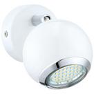 Spot aço branco cromado 1 X GU10