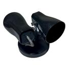 Spot Alfa Preto 2 Lâmpadas E27 Eletrorastro Spot Alfa Preto 2 Lâmpadas E27 Eletrorastro