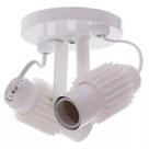 Spot aluminio aletado 2xe-27 branco opl 3359 Spot aluminio aletado 2xe-27 branco opl 3359