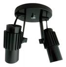 Spot aluminio aletado 2xe-27 preto opl 3360