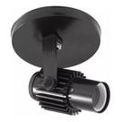 Spot aluminio aletado e-27 preto opl 3358