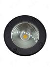 Spot Balizador de Embutir Piso Solo Preto IP67 Led 10W 3000K Bivolt