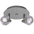 Spot Base Diamont Circular Aco Regulavel Base G-9 2 Lamp. Gelinho Max. 35w