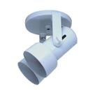 Spot Caneca para 2 Lâmpadas em PVC Branco - Altura 31cm Largura 22cm Profundidade 20cm Spot Caneca para 2 Lâmpadas em PVC Branco - Altura 31cm Largura 22cm Profundidade 20cm