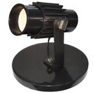Spot Com Aletas Preto para 1 Lâmpada LED Foco Direcional