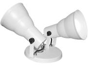 Spot com Base Circular Taschibra HOL 2XE27 Branco
