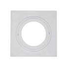 Spot Conecta de Embutir AR111 Quadrado Plano Branco 17cm Evoled Spot Conecta de Embutir AR111 Quadrado Plano Branco 17cm Evoled