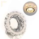Spot Cristal Embutir Gesso Redondo Mr16 Lavabo Lup70