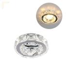 Spot Cristal Embutir Redondo 10cm Sala Quarto Banheiro Ac972