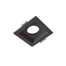 Spot de Embutir AR111 Quadrado Orientável Preto Face Recuada