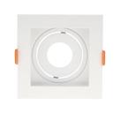Spot de Embutir Conecta MR11 Quadrado Recuado Branco 10cm Evoled Spot de Embutir Conecta MR11 Quadrado Recuado Branco 10cm Evoled