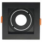 Spot de Embutir Conecta MR11 Quadrado Recuado Preto 10cm Evoled Spot de Embutir Conecta MR11 Quadrado Recuado Preto 10cm Evoled