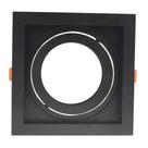 Spot de Embutir Conecta Par 30 Quadrado Recuado Preto 17cm Evoled