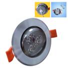 Spot De Embutir Direcionavel Led 3W Aluminio Aço Escovado