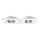 Spot de Embutir Duplo Face Plana Dicroica Mr16 Gu10 Biv IP20