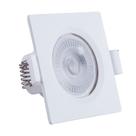 Spot de embutir led quadrado 3w 3000k startec bivolt