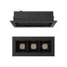 Spot de Embutir Luminária Led 3 foco 6w 3000k 12 Branco