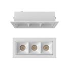Spot de Embutir Luminária Led 3 foco 6w 3000k 34 Branco