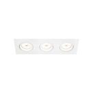 Spot de Embutir Newline Lisse II para 3 Lâmpadas Par 20 E27 Bivolt