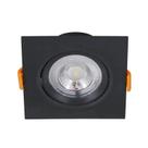 Spot de Embutir Quadrado 6500K Easy 5W Preto Bronzearte Spot de Embutir Quadrado 6500K Easy 5W Preto Bronzearte