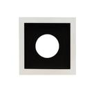 Spot de Embutir Quadrado Recuado AR 70 Preto Save Energy