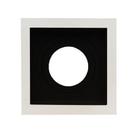 Spot de Embutir Quadrado Recuado Par 20 Preto Save Energy