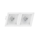 Spot De Embutir Recuado Linked Save Energy Para 2 Lâmpadas Ar70 Gu10 Bivolt Branco Se-330.2072 Spot De Embutir Recuado Linked Save Energy Para 2 Lâmpadas Ar70 Gu10 Bivolt Branco Se-330.2072
