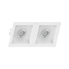 Spot De Embutir Recuado Linked Save Energy Para 2 Lâmpadas Ar70 Gu10 Bivolt
