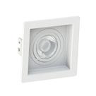 Spot de embutir recuado quadrado branco mr16 - moon Spot de embutir recuado quadrado branco mr16 - moon