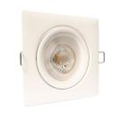 Spot de Led 12W 3000K Branco Quente Quadrado Bivolt - Luz Aconchegante e Econômica