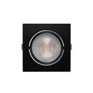 Spot De Led De Embutir Recuado Stella Easy Evo Par 30 Quadrado 12w Bivolt Preto - 3000k - Luz Amarela