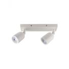 Spot De Led Direct Duplo Mr16 Linear 8w Branco Taschibra 3000k Luz Quente