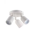 Spot De Led Direct Triplo Mr16 Circular 12w Branco Taschibra 3000k Luz Quente