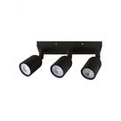 Spot De Led Direct Triplo Mr16 Linear 12w Preto Taschibra 6500k Luz Fria