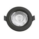 Spot de Led Embutir Slim MR16 Redondo 6W Preto Bivolt Blumenau