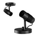 Spot de sobrepor basic para 1 lampada soquete e-27 aletado preto avant Spot de sobrepor basic para 1 lampada soquete e-27 aletado preto avant