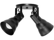 Spot De Sobrepor Hol Duplo Circular Direcionável 2XE27 Taschibra Bivolt