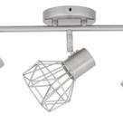 Spot De Sobrepor Prata Diamond 3 Lampadas Inspire