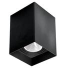 Spot de Sobrepor Quadrado Preto MR16 GU10 Direcionável 12x8