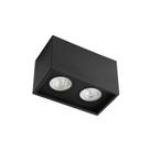 Spot de Sobrepor Recuado Loyo Up para 2 Lâmpadas PAR20 E27 Preto Nordecor Iluminação Spot de Sobrepor Recuado Loyo Up para 2 Lâmpadas PAR20 E27 Preto Nordecor Iluminação