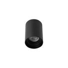Spot De Sobrepor Recuado Nordecor Loyo Up Mr16 Gu10 Redondo Preto