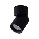 Spot de Sobrepor Yika Redondo Preto Led 7W 2700K Bivolt DS7083 Delis
