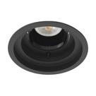 Spot de Teto Embutido Micro Borda 4160-PM Interlight - Preto Orientável