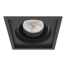 Spot de Teto Embutido Micro Borda 4165/1-PM Interlight - Preto Orientável