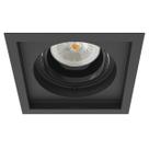 Spot de Teto Embutido Micro Borda 4166/1-PM Interlight - Preto Orientável