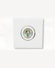 Spot Dicroica Emb. Quad. S/Recuo MF 159 Dirigível Branco P/Mini Dircroica - Metal Técnica - METAL TE