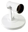 Spot Direcionável Liso E27 Bivolt Branco e Preto Sobrepor Teto 1 Bocal P Lâmpada LED